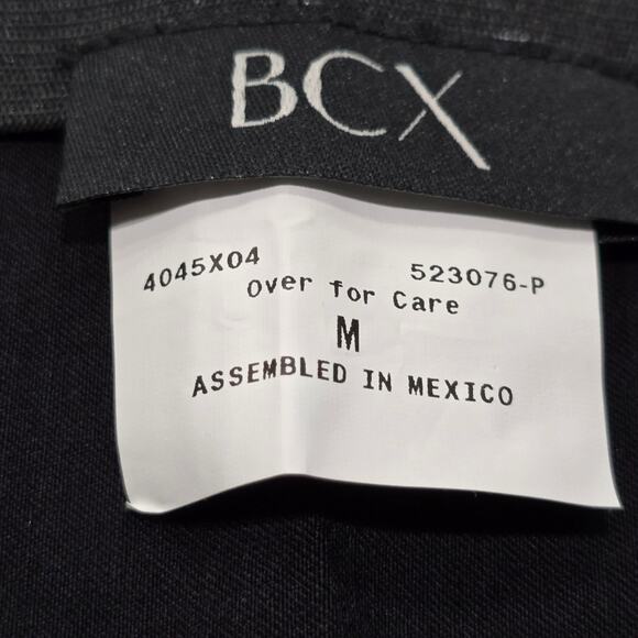 BCX Black Solid Millenium Floral Crochet Lace Style Pencil Skirt - Picture 5 of 8